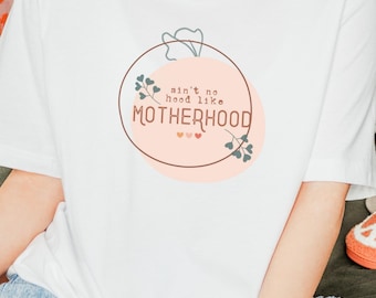 Motherhood Vibes Unisex Tee: Funny Mom Graphic T-Shirt