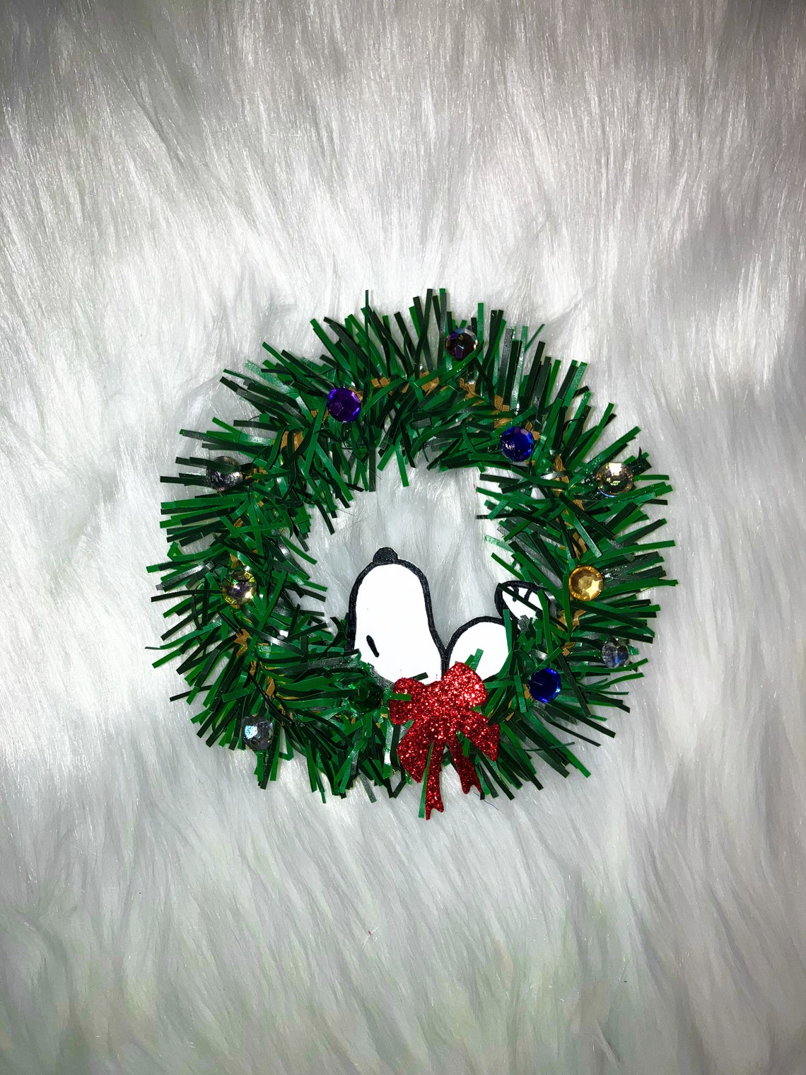 Snoopy Christmas Wreath 