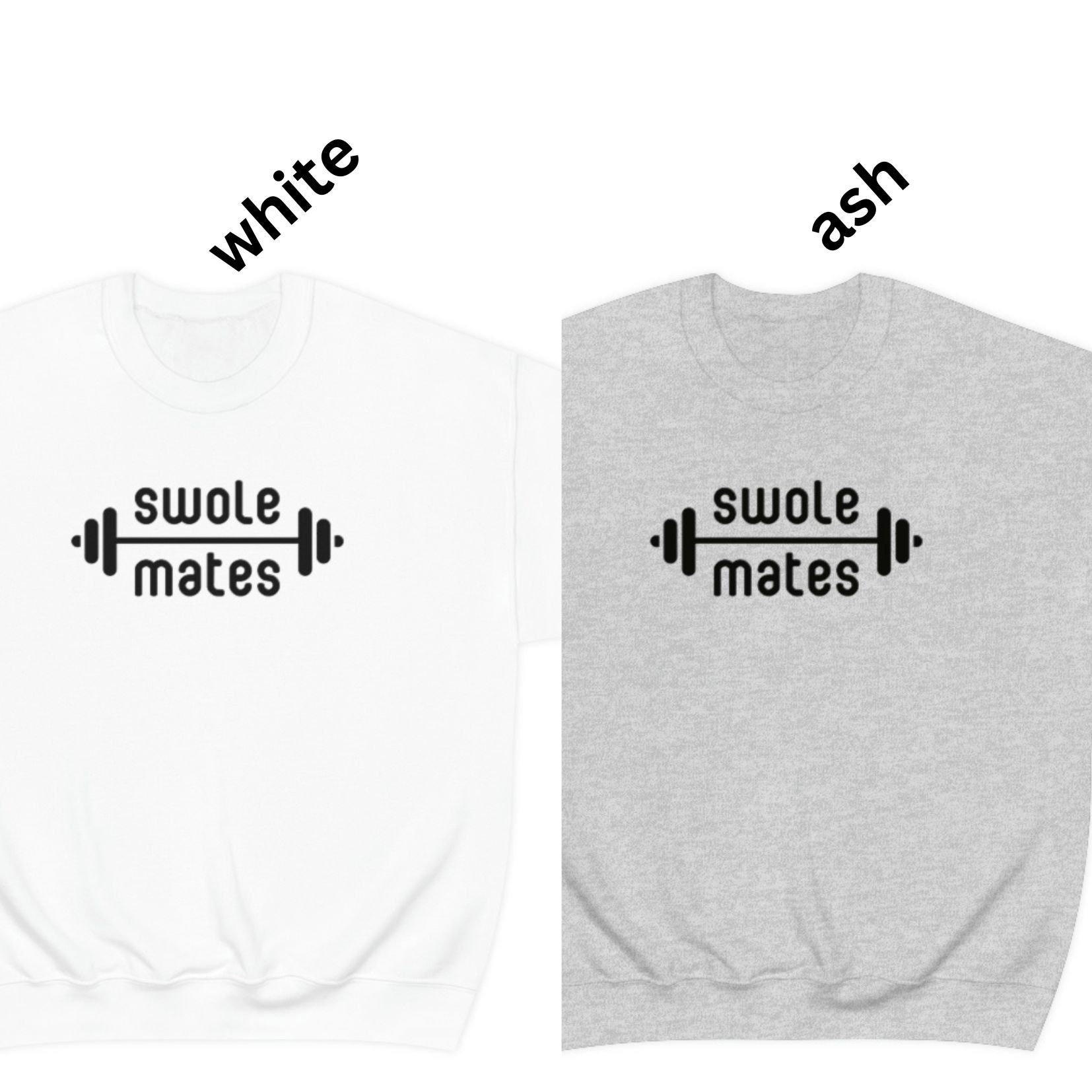 Swole Mates Sweatshirt Swole Mate Swole Sweatshirt Gym Etsy