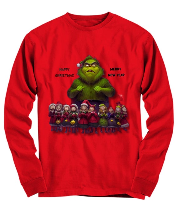 Ugly Christmas T, Ugly Christmas Long Sleeve, Grinch T-shirt