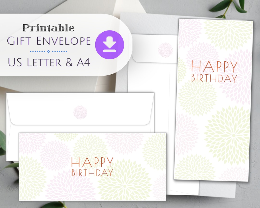 Buy Gift Envelope, Gift Card Envelopes, Money Envelope Printable, Gift