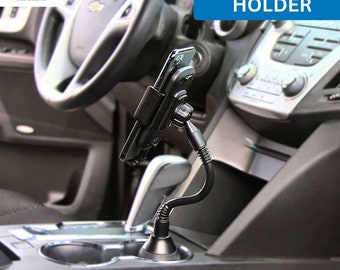 Magnetische Handyhalterung für Getränkebecher im Auto, universelle, 360° verstellbare Handyhalterung für iPhone, Samsung und Android, Freisprecheinrichtung im Auto