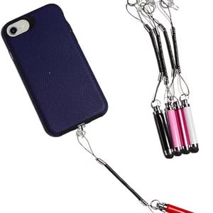 Mini Retractable Touchscreen Stylus | Phone Plug Pen for iPhone & USB-C