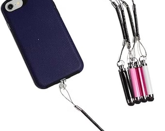 Mini Retractable Touchscreen Stylus | Phone Plug Pen for iPhone & USB-C