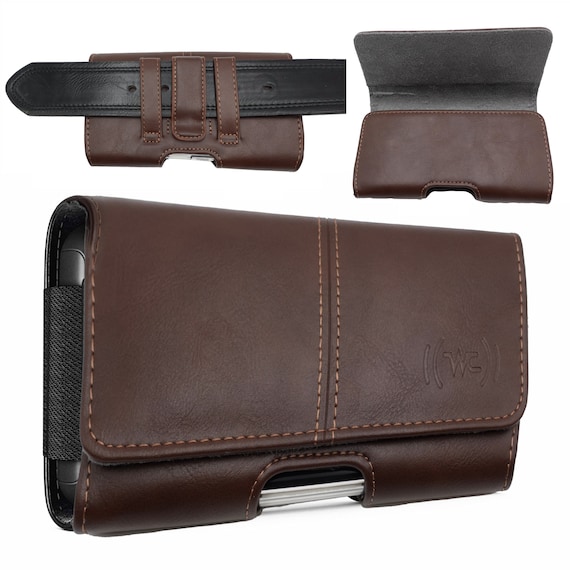 Wireless City Leather Phone Holster for Men Fit to iPhone SE Horizontal Cell Phone Case for iPhone 8 7 6s Belt Case belt Clip loop Etsy