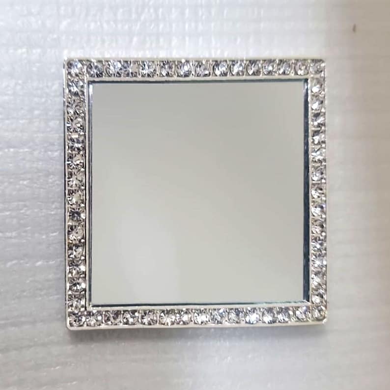 Diamond Bling Makeup Mirror for Phone Cases Compact Makeup Mirror for