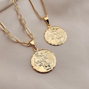 Collier Saint Michel Collier Ange Gardien Collier Saint Michel Collier Ange Gardien Pendentif Ange Religieux