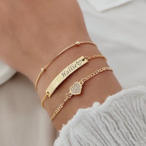 Mother daughter bracelet, gift for mom, gift for daughter, mom and daughter jewelry, mother daughter gift, from daughter, from mom, from son