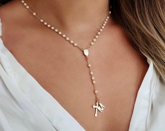 Collana Croce Piccola In Acciaio Inossidabile – Gioiello Religioso Minimalista Per Donna