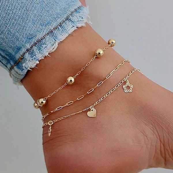 Ankle Bracelets for Women - Etsy