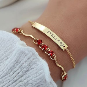 Two Delicate Bracelets Set, Dainty Bracelet Set, Two Minimalist Bracelets, Delicate Bracelet, Gift for her, Gold Bracelet,  Gift Bracelet