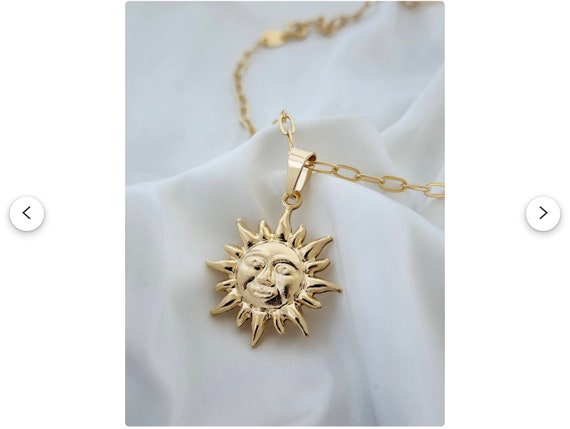 サンレイネックレスゴールド