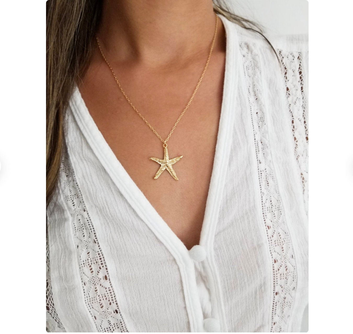 Starfish Necklace Etsy Australia