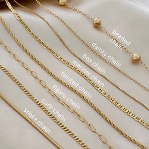 Dainty Cross Necklace 18K Gold main image 1