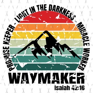 Waymaker Vintage Wornout Design PNG svg