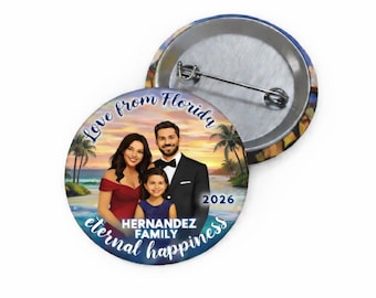 Unique Custom Bringing Love from Family Pins • Eternal Happiness 2026 Buttons • JW Convention Gifts