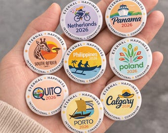 Eternal Happiness Convention 2026 Pins – International Convention Button Collection