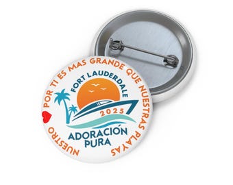 2025 JW Botón para Asamblea Especial de Fort Lauderdale Playas, Adoración Pura, Gifts, Special Convention Button, 1.25, 1.50, 2.25 Inch