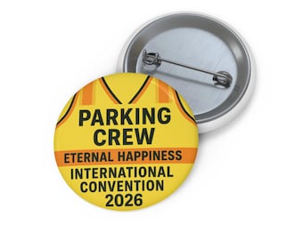Parking Crew Button: Eternal Happiness 2026 Convention, JW Gifts