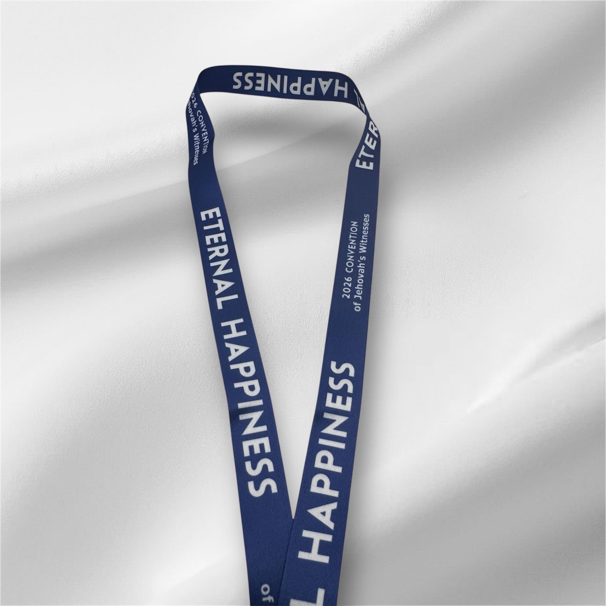 Eternal Happiness 2026 Lanyard With Badge Holder | JW Convention