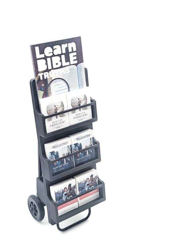 Custom JW Realistic Mini Preaching Cart, Pioneer School Gift, Convention Gift, English and Spanish