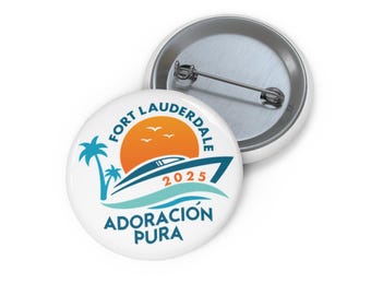 2025 JW Botón para Asamblea Especial de Fort Lauderdale, Adoración Pura,  Button, Gifts, Special Convention Button, 1.25, 1.50, 2.25 Inch