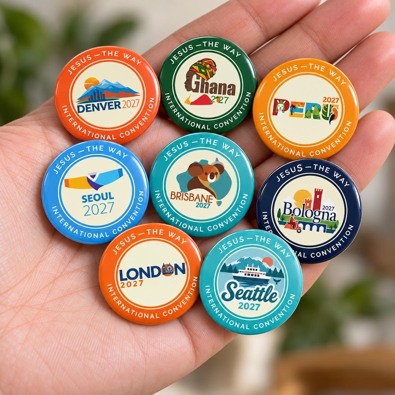 Jesus the Way International Convention 2027 Buttons | Convention ...