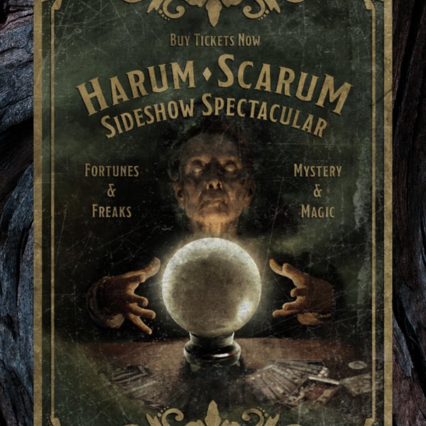 Sideshow Poster Etsy