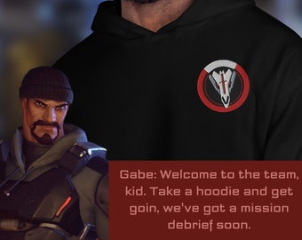 Blackwatch Operative Hoodie - 4 Variationen | Bestickt | Videospiel | Overwatch | Overwatch 2 | Gamer | Geschenk
