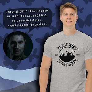 Blackwood Sanatorium Shirt | Unisex | Until Dawn | Supermassive Games | Horror Video Game | Comfy | Fandom Merch | Gift for Gamers | Gamer