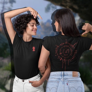 Astarion Unisex T-Shirt - Bloodless | Baldur&#39;s Gate 3 | Video Games | D&D | Vampire | Gift | Gifts for Gamers | Embroidery | Fantasy | BG3