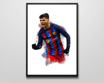 Flocage home FC Barcelone Liga PEDRI #8 2025/26