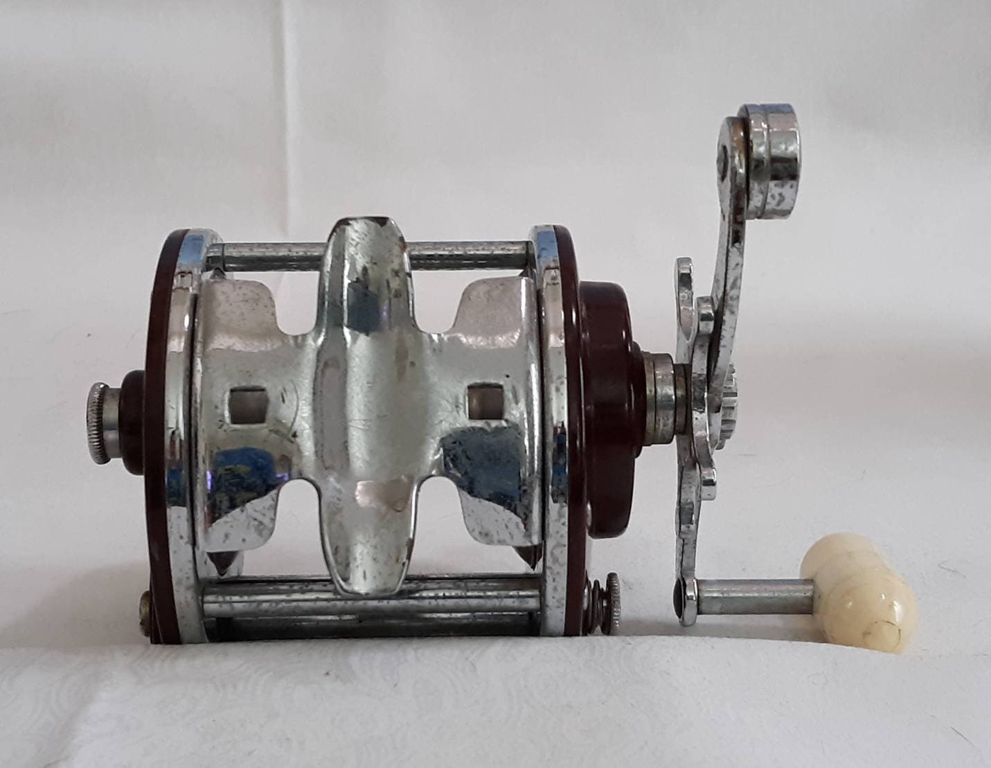 Vintage PENN Peer 209 Levelwind Saltwater Fishing Reel Stainless Steel Spool