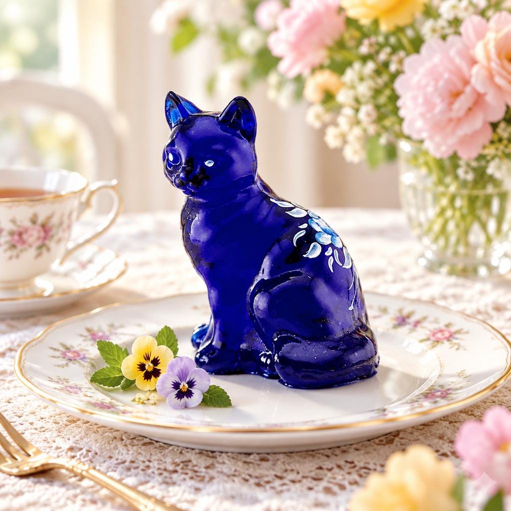 Fenton Cat Rose - Etsy