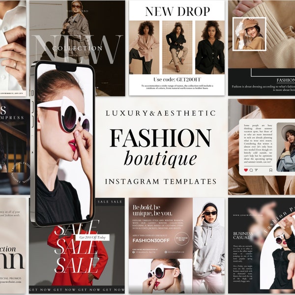 Modèles Instagram mode luxe | Publications Instagram d'un magasin de mode | Image de marque Instagram de la boutique | Instagram commerce de détail | Mode homme