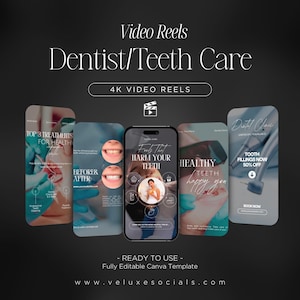 Video di Instagram per dentisti: social media per la cura dei denti (Canva)
