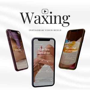 15 Wachsende Instagram Reels Videos | Wachsspezialist Instagram Vorlagen | Zum Entfernen von Haaren Wachsendes Instagram Branding | Wachsing Videos