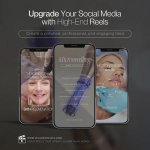 Filmy z mikronakłuwaniem na Instagramie | Szablony do pielęgnacji skóry (Canva) | Filmy dla specjalistów od pielęgnacji skóry | Filmy z mikronakłuwaniem w mediach społecznościowych zdjęcie 4