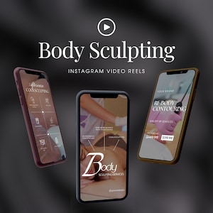 15 videos de modelado corporal / videos de modelado corporal / plantillas de Instagram de modelado corporal / marca de modelado corporal / videos de Coolsculpting