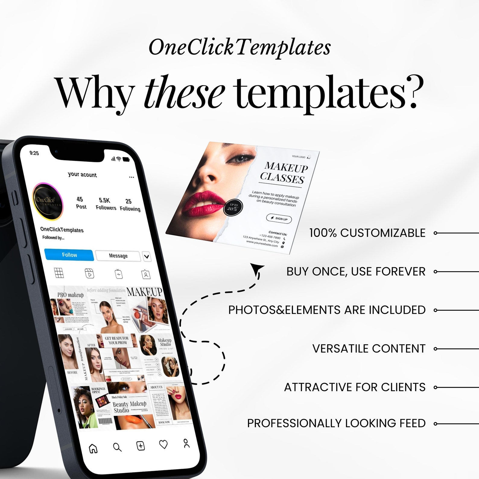 100 Makeup Artist Instagram Templates | Makeup Artist Posts | Makeup ...