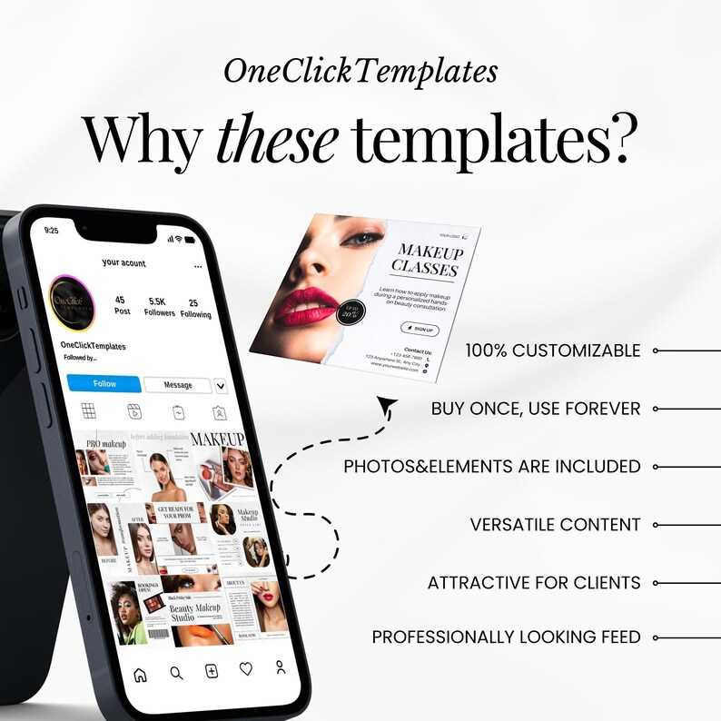 100 Makeup Artist Instagram Templates | Makeup Artist Posts | Makeup ...