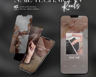 Nagelstyliste Instagram-spoelen | Nagelkunstenaarsvideospoelen voor sociale media | Branding nagelstudio