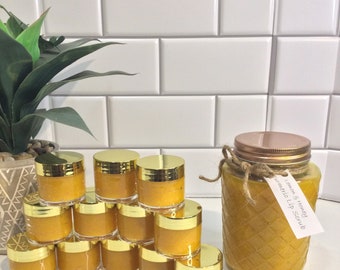 Wholesale (Private Label) Turmeric Honey & Lemon Lip Scrub........... Start Your Own Business!!!