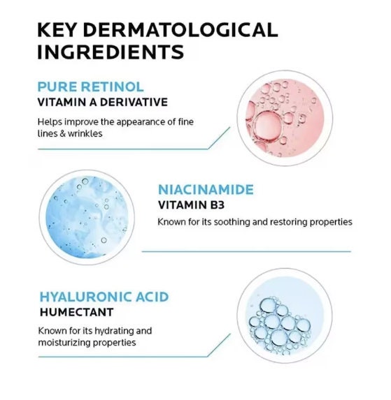 Retinol Serum W/niacinamide Hyaluronic Acid Ultra Age Defying