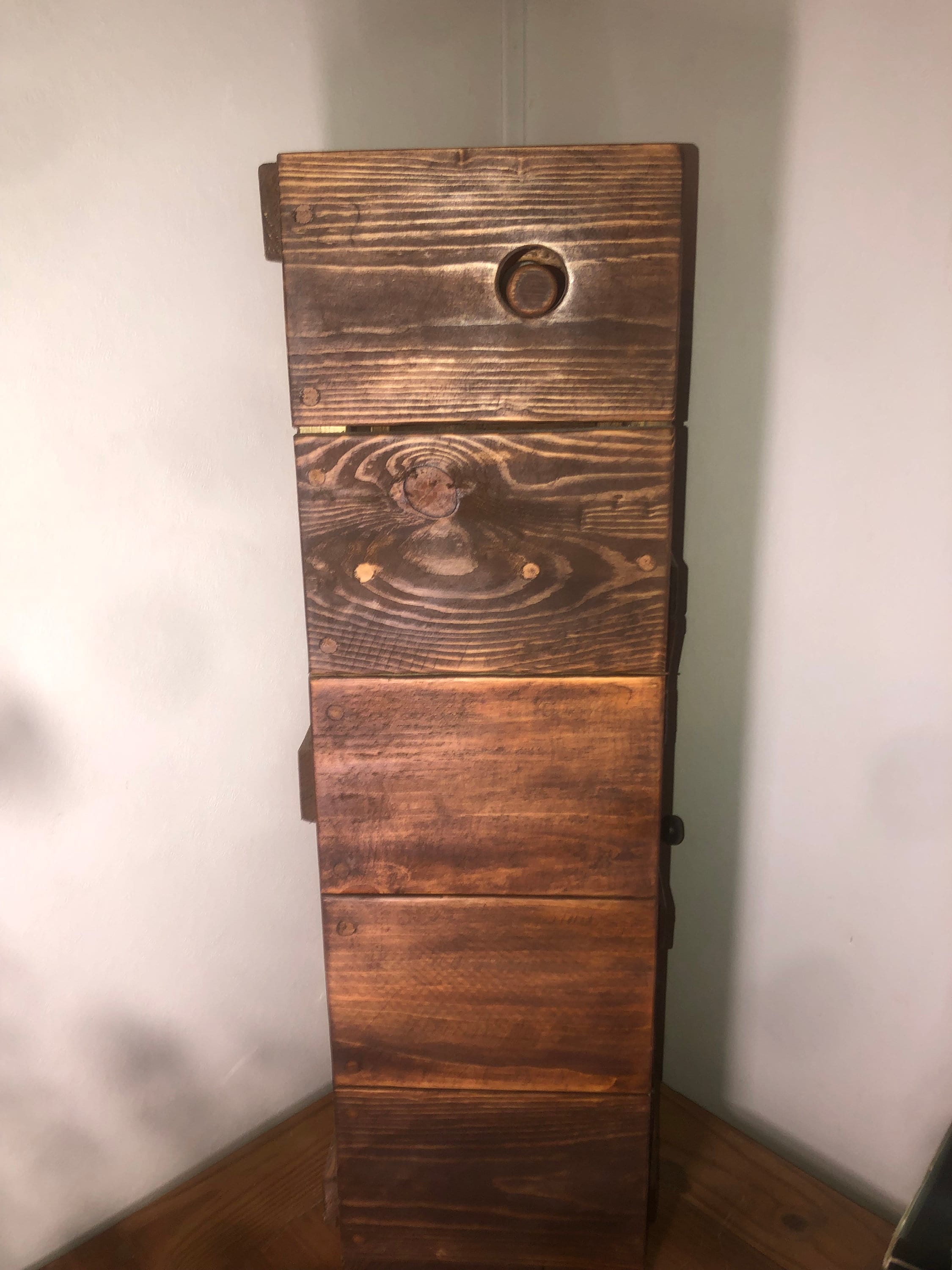 Rustic Freestanding Toilet Paper Holder - Etsy