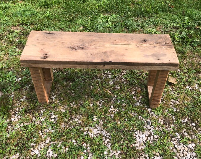 100 Year Old Barn Wood Bench Etsy