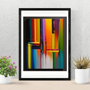 Colorful Abstract Art Printable Wall Art Painting Downloadable Art Minimalist Bold Acrylic Art Print Modern Painting Contemporary Wall Art