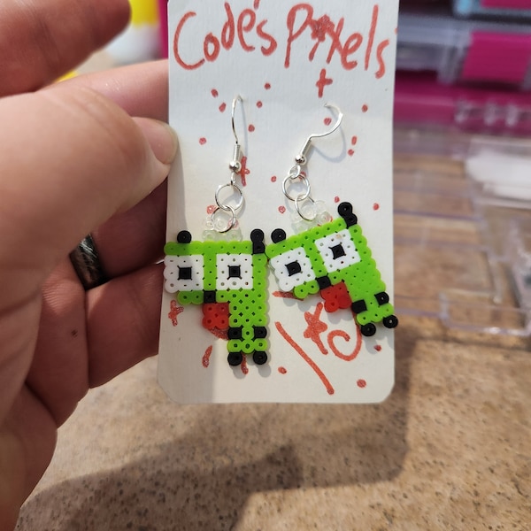 GIR invader Zim earrings