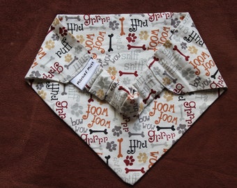 Woof! PERSONALIZED Scrunchie Bandana