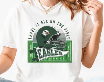 Eagles Football Mascot Comfort Colors Tee: School Spirit Game Day Shirt